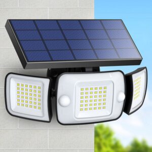 Solar 3-Sided Integrated Wall Light