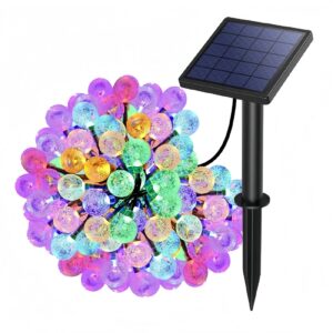 Solar RGB Crystal String Lights