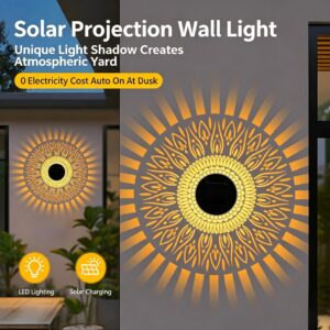 Solar Projection Wall Light - Life Ring