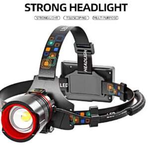 LED Rechargeable Zoom Headlight
