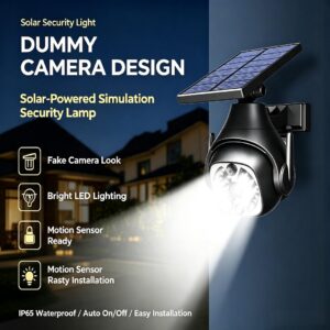 Dummy Camera Solar Garden Light