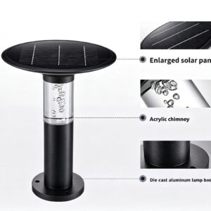 Solar Bubble Column Lawn Light