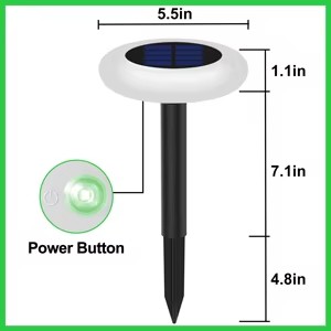 Solar UFO‑Shape Garden Lawn Light (Remote‑Controlled RGBW) - Image 6