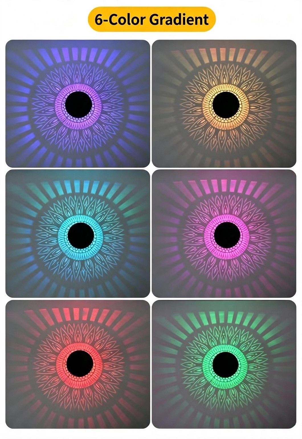 Solar Projection Wall Light - Life Ring - Image 8