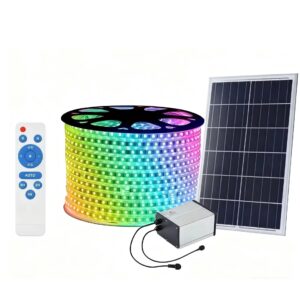 Solar RGB LED Strip Light